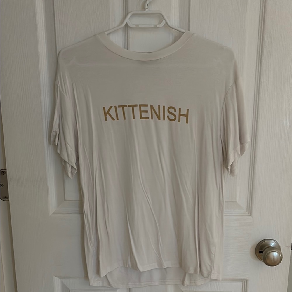 Kittenish Cream T-Shirt